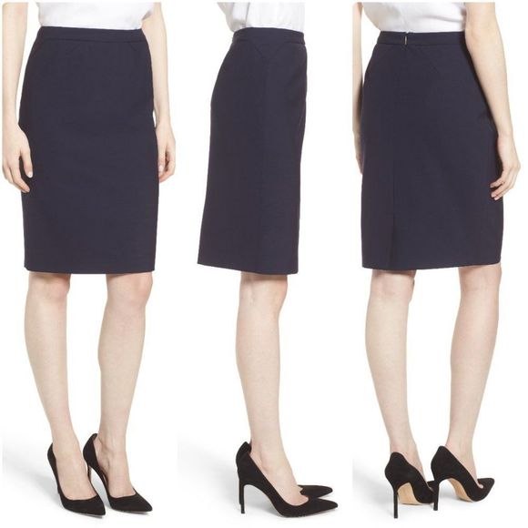 BOSS Venina Patchwork Pencil Skirt